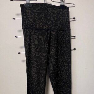 Lululemon, size 0, Align, high rise leggings, black and brown